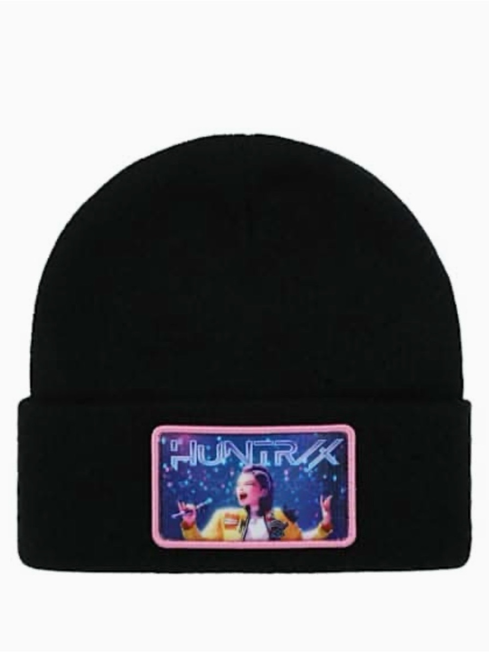 Black Kpop Demon Hunter Beanie One Size (Kids)